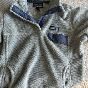 Patagonia Gray Snap-T Fleece Jacket